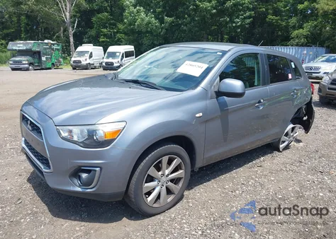 2015 Mitsubishi Outlander Sport Es from USA, damaged, VIN 4A4AP3AU9FE027432